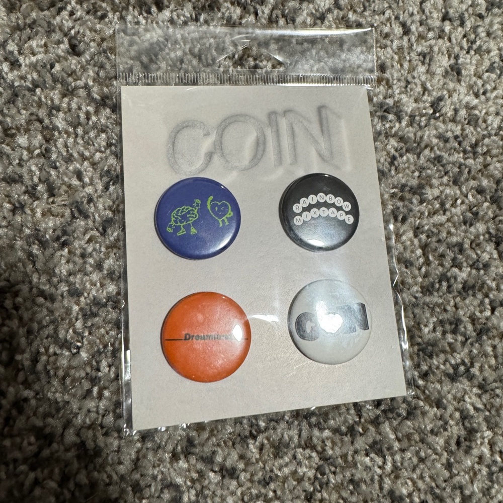 COIN the band button pins